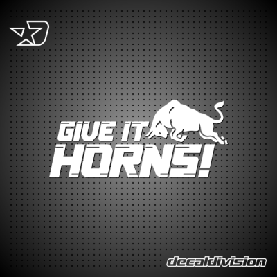 Give it Horns Sticker